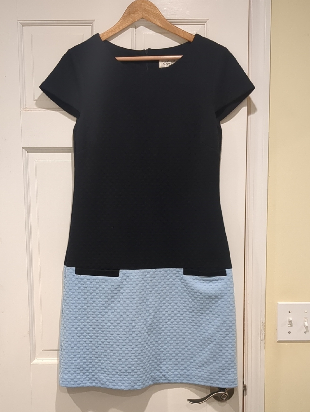 Eliza J Sheath Colorblock Dress